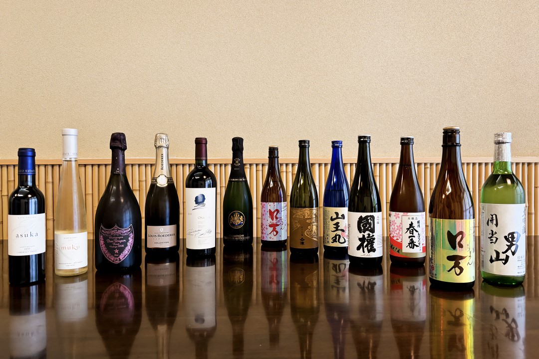 上等葡萄酒和南会津土酒